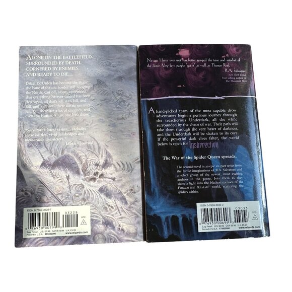 Forgotten Realms Paperback Set of 2 Books The Lone Drow & Insurrection - Picture 2 of 6